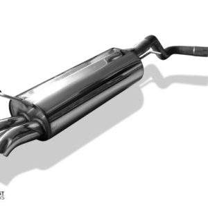 VW Golf IV Endschalldämpfer -  2x63 Typ 28