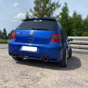 VW Golf IV R32 Endschalldämpfer Ausgang rechts/links - 1x100 Typ 16 rechts/links