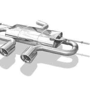 VW Golf V Endschalldämpfer Ausgang mittig R32-Design - 2x100 Typ 17 mittig
