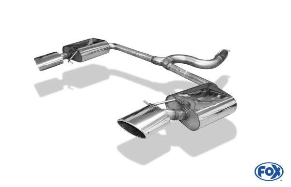 VW Golf VII Variant R - 4-Motion Endschalldämpfer rechts/links - 160x90 Typ 38 rechts/links – Bild 9