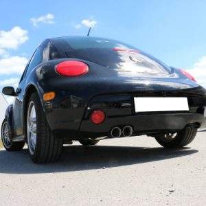 New Beetle 1C, 9C, 1Y - US-Version Endschalldämpfer Ø63,5 - 2x76 Typ 25 für US-Modell