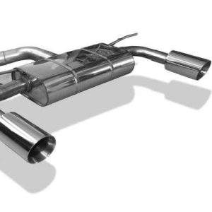 VW Beetle - 16 (5C) Coupe & Cabrio Einzelradauf. Endschalldämpfer Ausgang rechts/links - 1x100 Typ 25 rechts/links