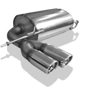 VW Tiguan 5N - 4motion Endschalldämpfer - 2x80 Typ 17