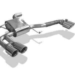 VW Tiguan II Diesel - 4motion Endschalldämpfer quer - 2x80 Typ 25 rechts/links
