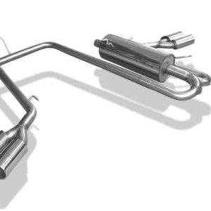 VW Amarok 4x4 - ohne Trittbrett Endschalldämpfer Ausgang seitlich rechts und links am Fahrzeug - 2x90 Typ 12 rechts/links