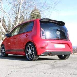 VW UP GTI Endrohrsystem links passend auf originalen oder FOX-Endschalldämpfer - 1x90 Typ 25 links