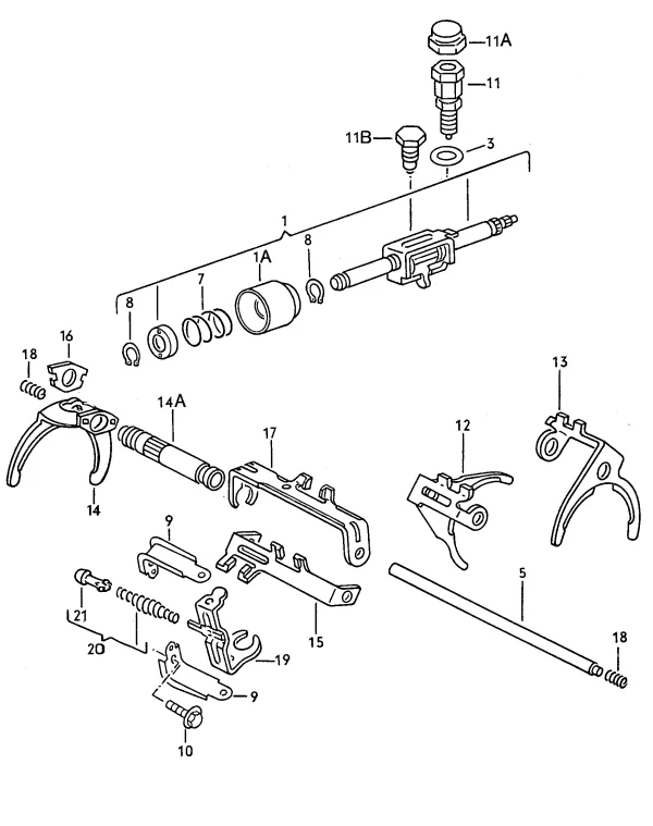 Druckfeder von Schaltstange, VW020 Getriebe,Gebraucht,  OEM 020311597 – Bild 2