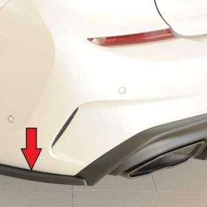 Rieger Heckschürzenansatz seitlich links für RIEGER Heckeinsatz (nur M340i / M340d)