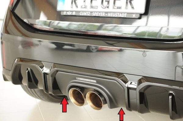 MLTK Heckschürzenaufsatz MLTKM001U (Mittelteil) für orig. Heckschürze John Cooper Works Trim i.V. – Bild 3