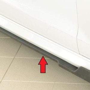 Rieger Seitenschwelleransatz für orig. S-Line Seitenschweller