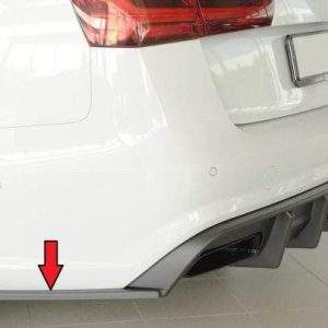 Rieger Heckschürzenansatz seitlich links für orig. S-Line Heckschürze