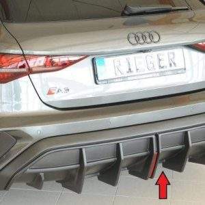 Rieger Heckeinsatz für orig. ESD ohne Endrohraussparung