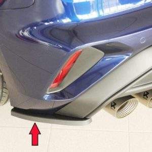 Rieger Heckschürzenansatz seitlich links für RIEGER Heckeinsatz