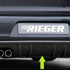 Rieger Heckeinsatz mit 2 Doppelfinnen