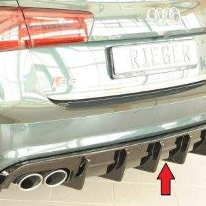 Rieger Heckeinsatz (für Fzg. mit AHK) für orig. S-Line Heckschürze