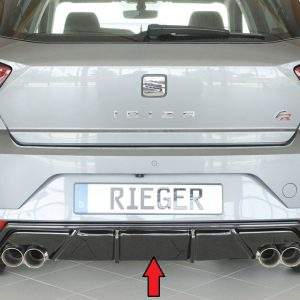 Rieger Heckeinsatz mit Endrohraussparung für Sport-ESD links/rechts