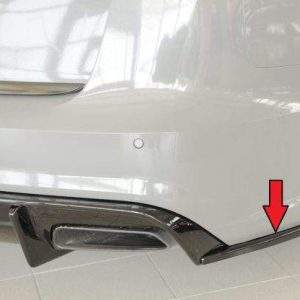 Rieger Heckschürzenansatz seitlich rechts für orig. S-Line Heckschürze