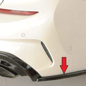 Rieger Heckschürzenansatz seitlich rechts für RIEGER Heckeinsatz (nur M340i / M340d)