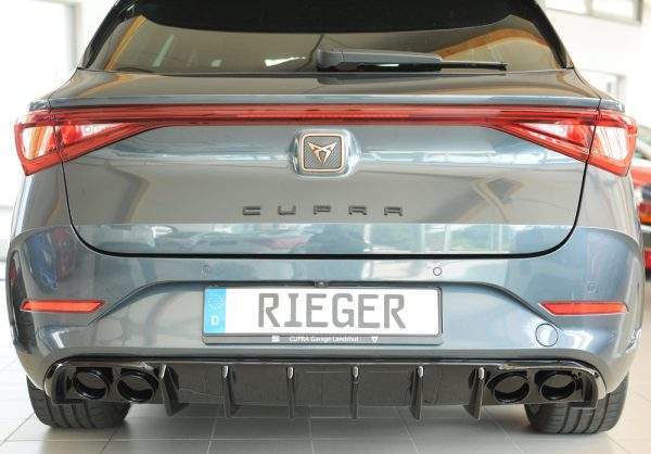 Rieger Heckeinsatz (für Fzg. mit AHK) ohne Endrohraussparung – Bild 4