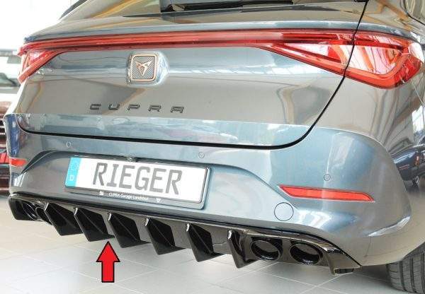 Rieger Heckeinsatz (für Fzg. ohne AHK) ohne Endrohraussparung