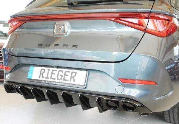 Rieger Heckeinsatz (für Fzg. ohne AHK) ohne Endrohraussparung – Bild 2