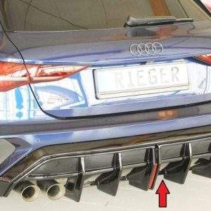 Rieger Heckeinsatz mit Endrohraussparung li./re.