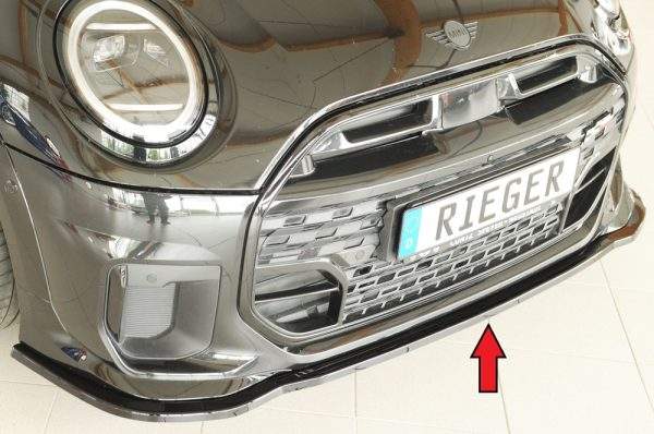 Rieger Spoilerschwert für orig. Frontschürze John Cooper Works Trim i.V.