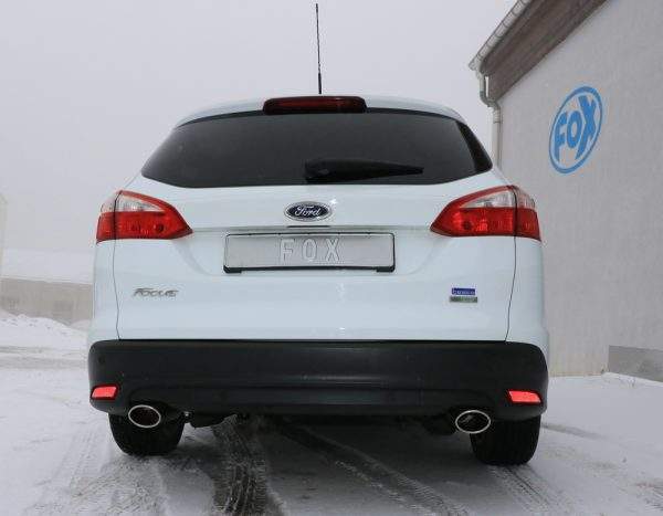 Ford Focus III Ecoboost - Turnier/ Kombi Endschalldämpfer Ausgang rechts/links - 106x71 Typ 32 rechts/links – Bild 8