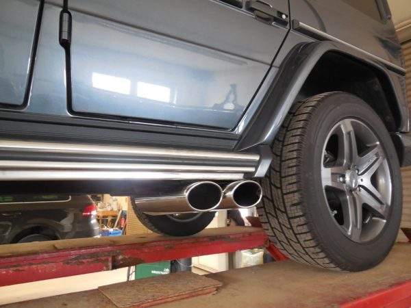 Mercedes G-Klasse 350d - 463 Endrohr zum anstecken - 2x115x85 Typ 38 – Bild 7