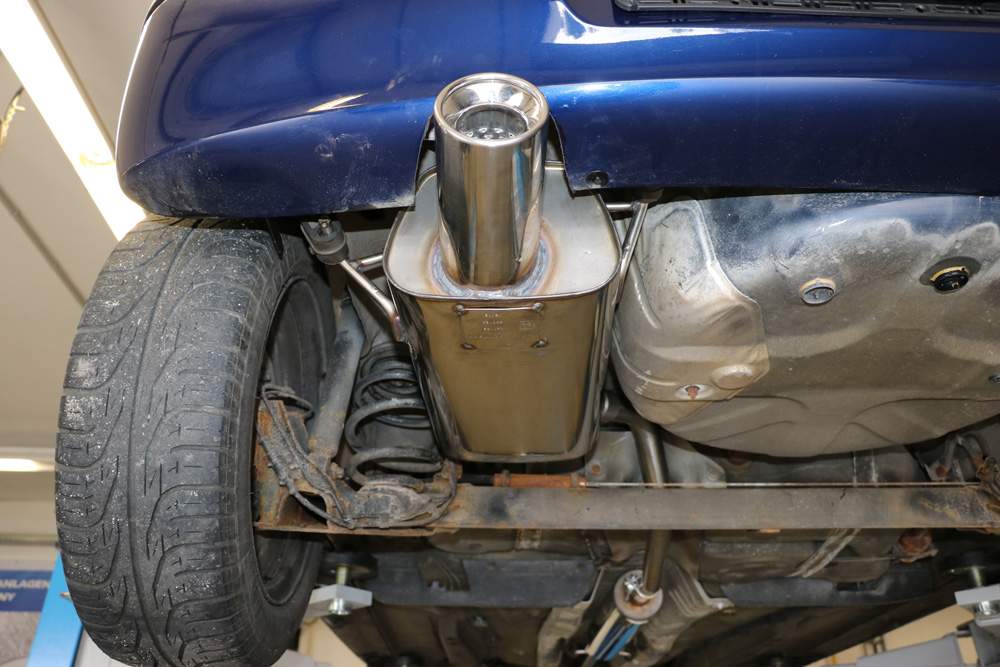 Opel Corsa C Endschalldämpfer - 1x90 Typ 13 – Bild 8
