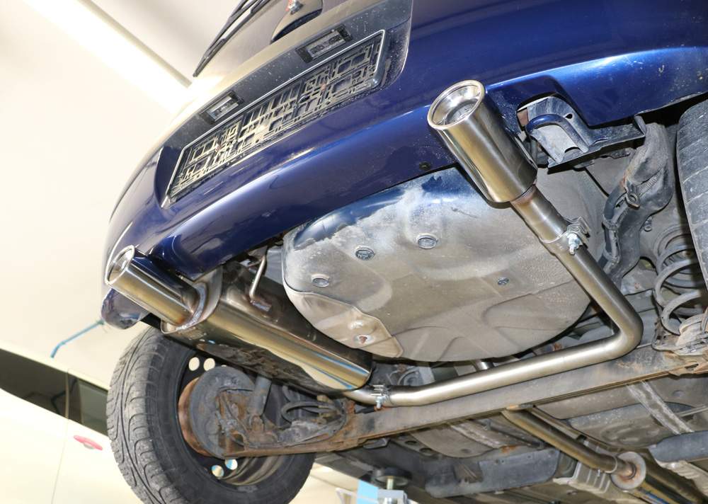 Opel Corsa C Endschalldämpfer Ausgang rechts/links - 1x90 Typ 13 rechts/links – Bild 7