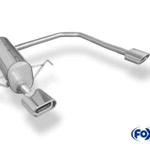 Opel Astra H Caravan Endschalldämpfer Ausgang rechts/links Ø63,5mm - 135x80 Typ 53 rechts/links