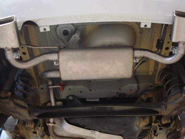 Opel Adam Endschalldämpfer quer Ausgang rechts/links - 145x65 Typ 59 rechts/links – Bild 8