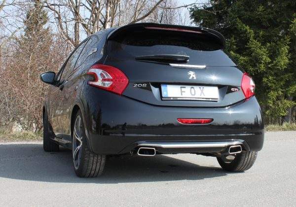 Peugeot 208 GTI Endschalldämpfer Ausgang rechts/links - 145x65 Typ 59 rechts/links – Bild 7
