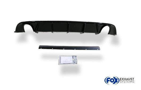 VW Golf VII Facelift Einzelradaufhängung - Einsatz schwarz Endschalldämpfer rechts/links - 1x114 Typ 25 rechts/links inkl. Heckeinsatz schwarz lackiert – Bild 7