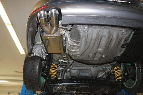 Seat Leon 5F ST - Starre Hinterachse Endschalldämpfer - 2x90 Typ 25 – Bild 8