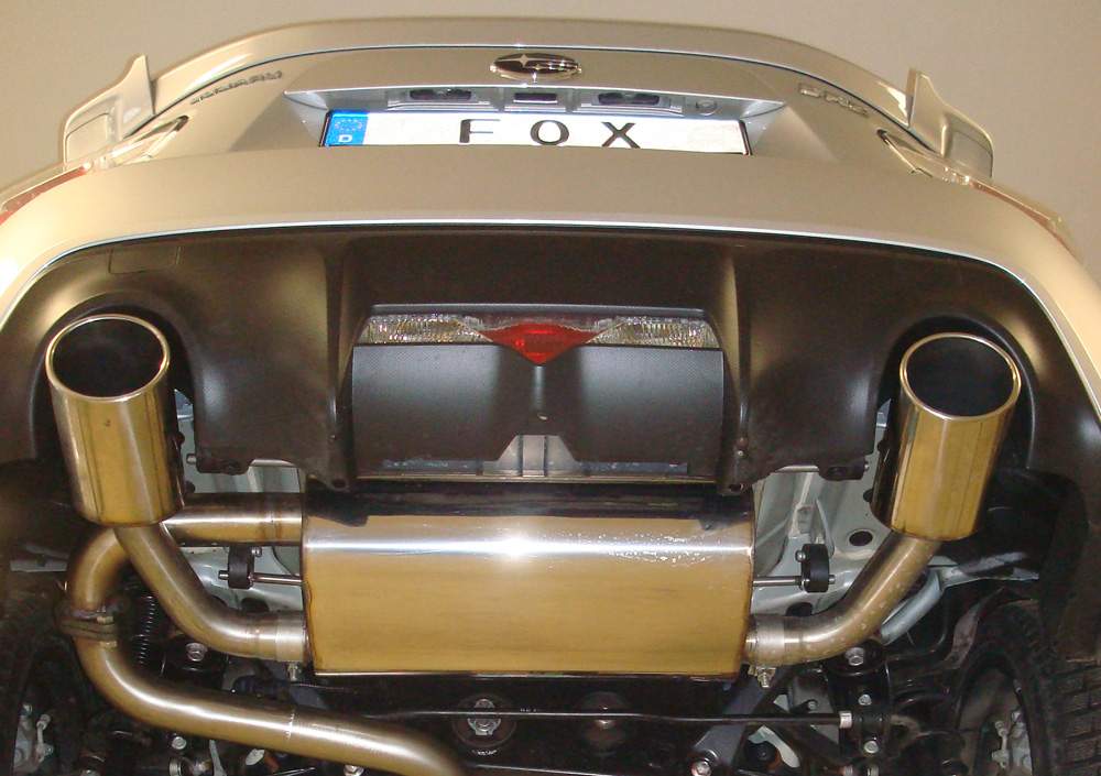 Subaru BRZ/ Toyota GT86 Endschalldämpfer quer Ausgang rechts/links - 129x106 Typ 32 rechts/links – Bild 7