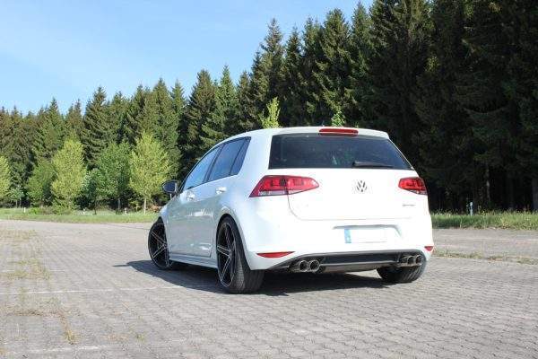 VW Golf VII 4-Motion Endschalldämpfer quer Ausgang rechts/links - 2x80 Typ 25 rechts/links – Bild 7