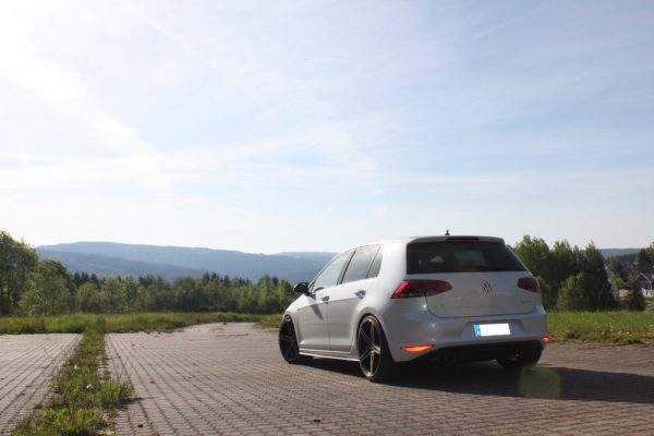 VW Golf VII 4-Motion Endschalldämpfer quer Ausgang rechts/links - 2x80 Typ 25 rechts/links – Bild 8
