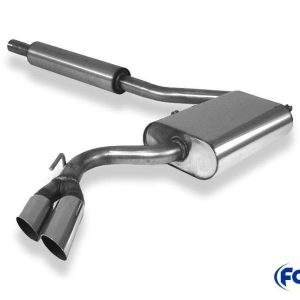 VW Corrado G60 Halbanlage ab Kat Side Pipe - 2x70 Typ 10