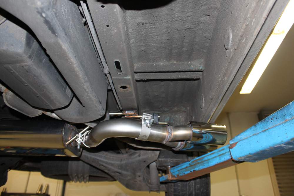 VW T4 - 2,5l TDI Sidepipe bestehend aus End- und Vorschalldämpfer mit Ausgang an der Fahrerseite - 2x106x71 Typ 38 – Bild 8
