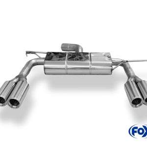 VW EOS - 1F Endschalldämpfer Ausgang rechts/links - 2x80 Typ 13 rechts/links