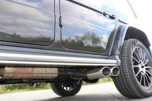 Mercedes G-Klasse G500 310kW - 463 Endrohr zum anstecken - 2x115x85 Typ 38 rechts und links unterm Trittbrett – Bild 7