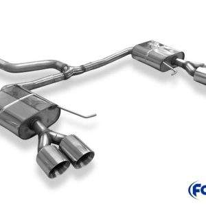 Skoda Octavia NX RS Endschalldämpfer rechts/links - 2x100 Typ 25 rechts/links - Passend an Rieger Heckeinsatz RIE00088254 oder RIE00088255