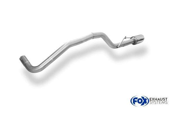VW UP GTI Endrohrsystem links passend auf originalen oder FOX-Endschalldämpfer - 1x90 Typ 25 links – Bild 8