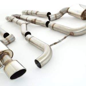 2x90mm Duplex-Rennsportanlage Audi RS6 4F Quattro