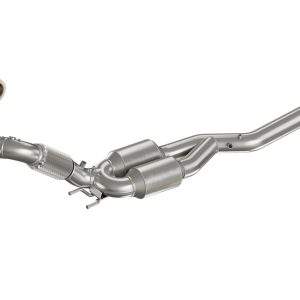 89>>>76mm Downpipe mit 200 Zellen HJS Sport-Kat. und OPF