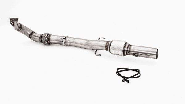 90mm Downpipe mit 200 Zellen Sport-Kat. Edelstahl