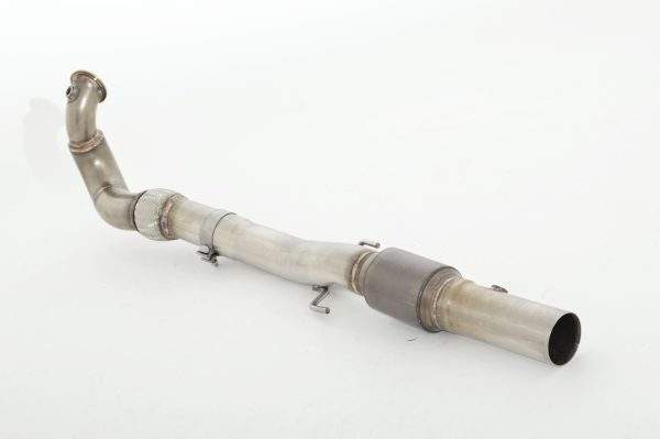 90mm Downpipe mit 200 Zellen Sport-Kat. Edelstahl