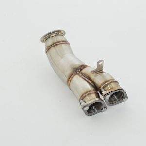 90mm Downpipe mit 200 Zellen Sport-Kat. Edelstahl